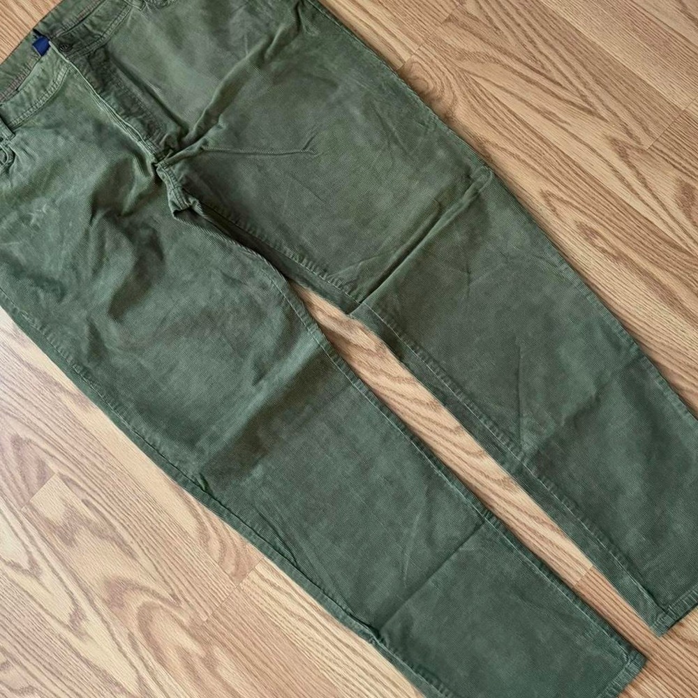 Johnnie-O Men's Pine Green 40x34 Corduroy Pants